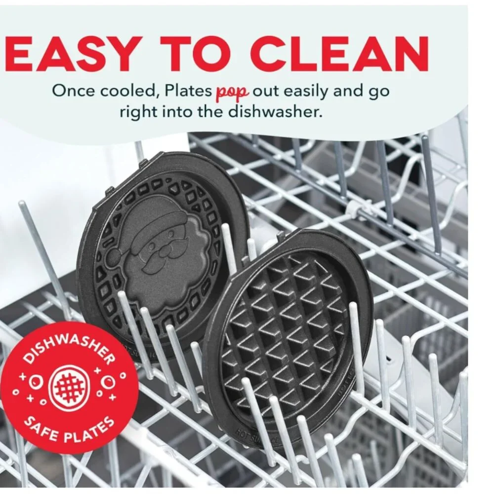 Dash Multimaker Mini Waffle Maker with 7 removable nonstick plates